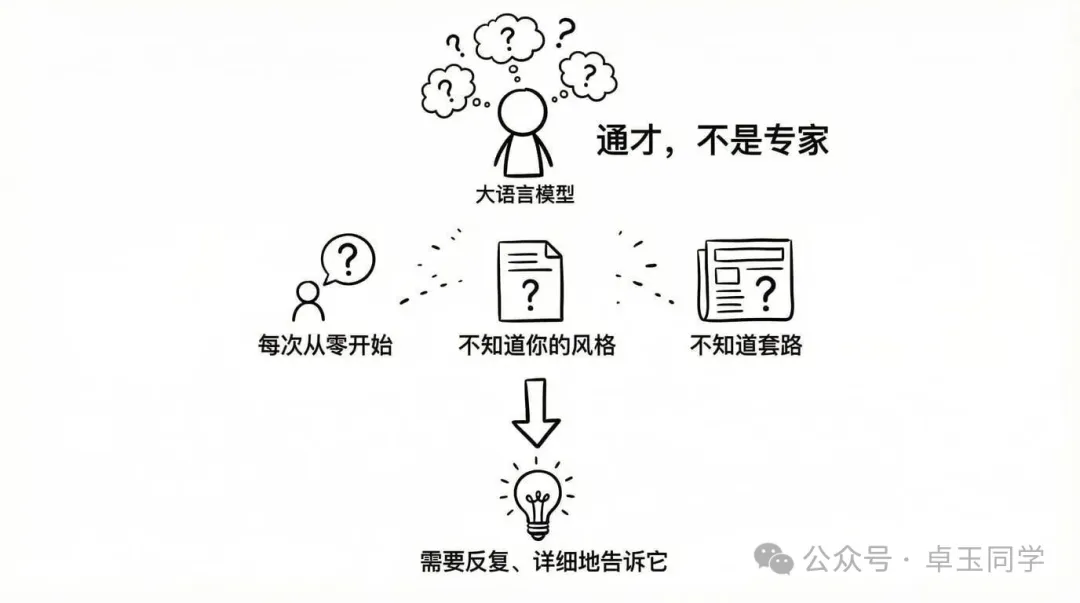 大语言模型的局限性-手绘草图